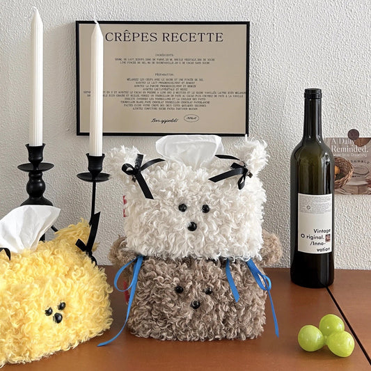 Cartoon Dog Napkin Box