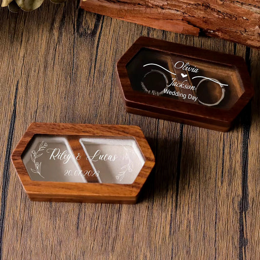 Personalized Wooden Ring Box