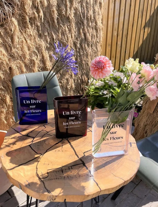 Translucent Book Vase